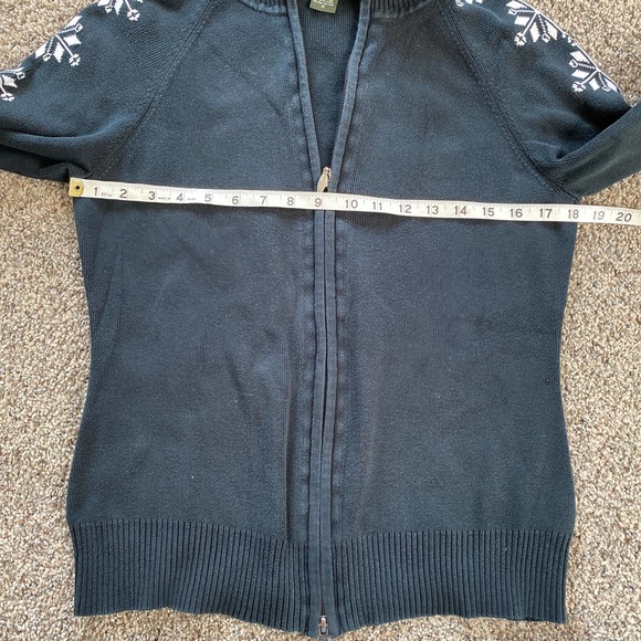Eddie Bauer zip up sweater - Medium - Picture 4 of 5
